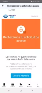 Devolucion de envio de dinero