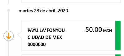 Pago que no he echo