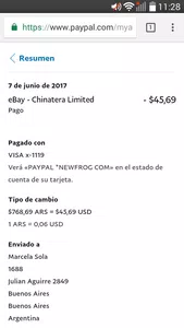 Aduana, afip y correo argentino te roban asi !!!