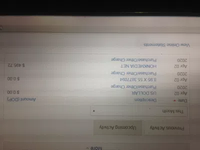 Cobro deduccion en tarjeta de credito del scotiabank