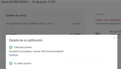 Que me hagan la devolucion del contracargo que me hicieron