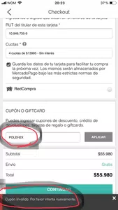 No aplica descuento