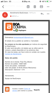 No me autorizan mis compra