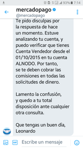 Q me devuelvan el 5% y q no se queden con mi dinero x mas de 15 dias y