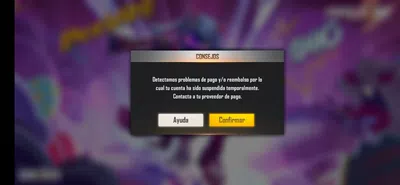 Un contracargo del juego de free fire