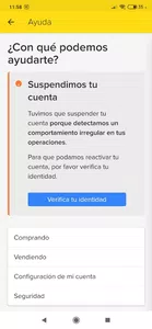 Cuenta bloqueada
