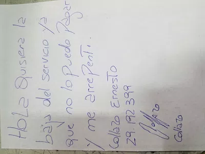 Baja del servicio