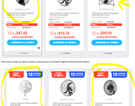 Compre un producto y es distinto a la foto de la web
