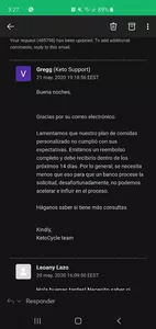 No quiero el plan  keto
