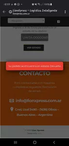 Entrega de paquete