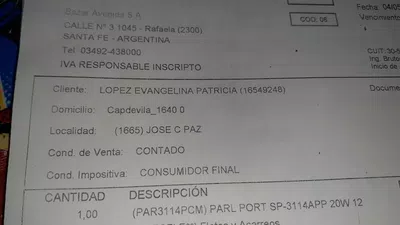 Mi  producto no me llego