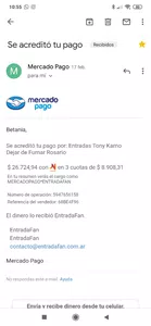 Devolución de dinero por  entradafan, tony kamo, dejar de fumar rosario