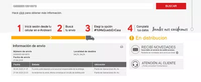 20 días sin recibir el envío
