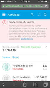 Quiero retirar mi dinero de mercado pago
