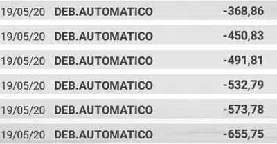 Debitos indebidos sanchez maria alejandra - reintegro por $3073,82.-