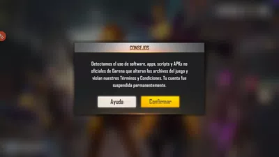 Fui baneado sin usar hack