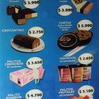 Me vinieron los helados muy chicos