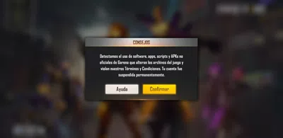 Me banearon la cuenta por hack