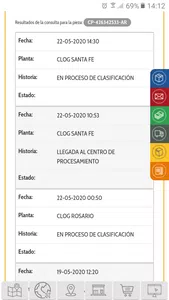 Encomienda que no llega a destino