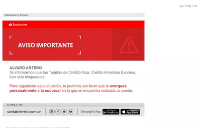 Beneficio de tasa cero bloqueado por inhabilitación de tarjeta