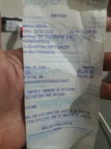 Anular pago de boleta