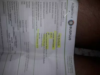Quiero volver a mi casa con mis boletos pagados