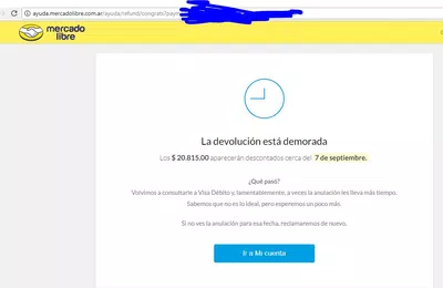 Necesito que me devuelvan el dinero