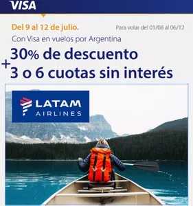 Visa / latam, reintégrenme el 30%!!!!!
