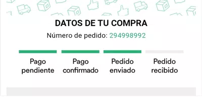 No recibo la compra