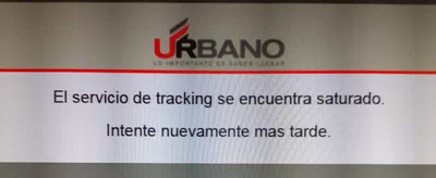 Codigo de envio fuera de servicio