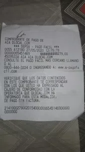 Ase dos dias ise dos recarga y mo me llego nada