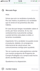 Me estafaron y mercado pago no quiere responder