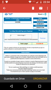 Necesito  respuesta de mercadopago