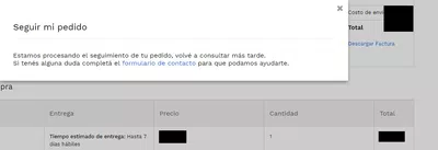 Necesito que llegue la compra que realize hace mas de 2 meses