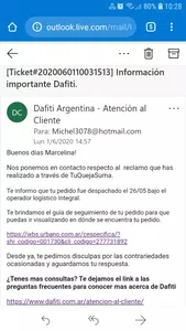 No recibi mi pedido