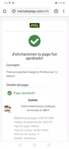 Devolución de dinero