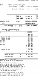 Usaron mi tarjeta en adidas que no realicé