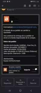 Recarga no efectiva