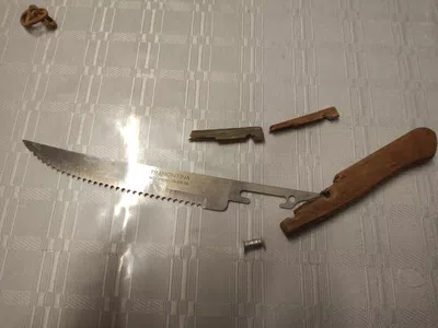 Rotura de los mango de los cuchillo tramontina