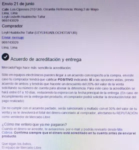Vendedor te condiciona a calificar de forma positiva y no envía el producto