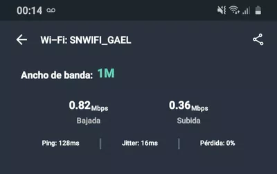 Internet lento no es de 3mb