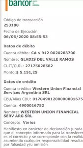 No puede  retirar un envío de dinero por wester union