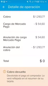Devolución de plata