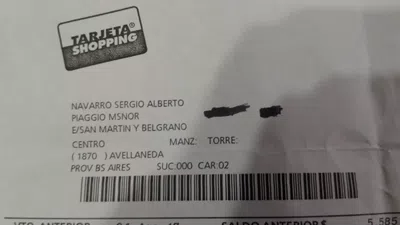 Que se me descuente lo cobra en tarjeta visa
