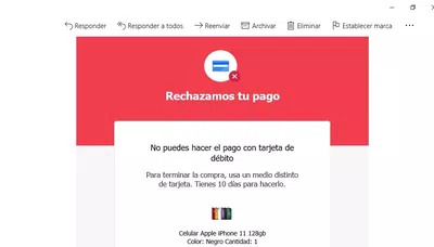 Mi pago fue rechazado , pero mi dinero debitado