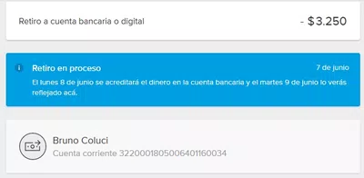 Estafa retiro de dinero a cuenta bancaria
