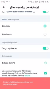 Cuenta desactivada