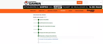 Incumplimiento de armado de pedido