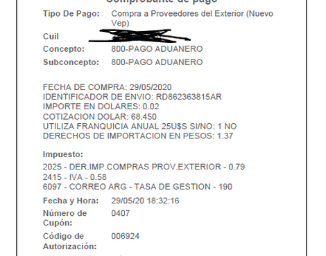 Tengo el vep pagado y figura que aun no tienen registrado el pago