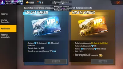 No puedo reclamar mis diamantes de la tarjeta semanal